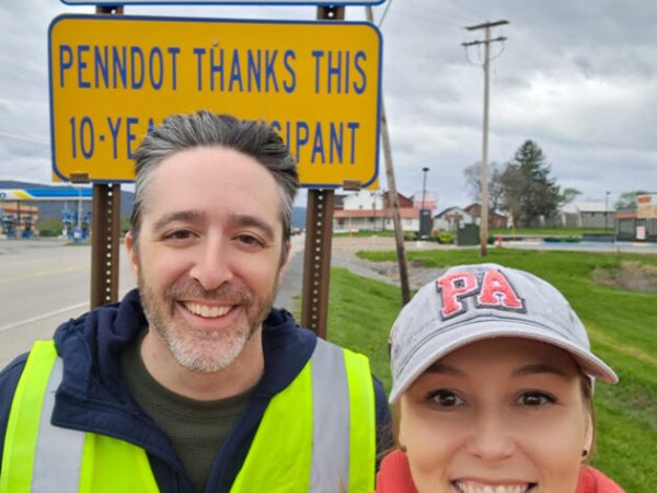 Eggler, Madden remove over 330 pounds of trash along Route 64 during community clean&nbsp;up
